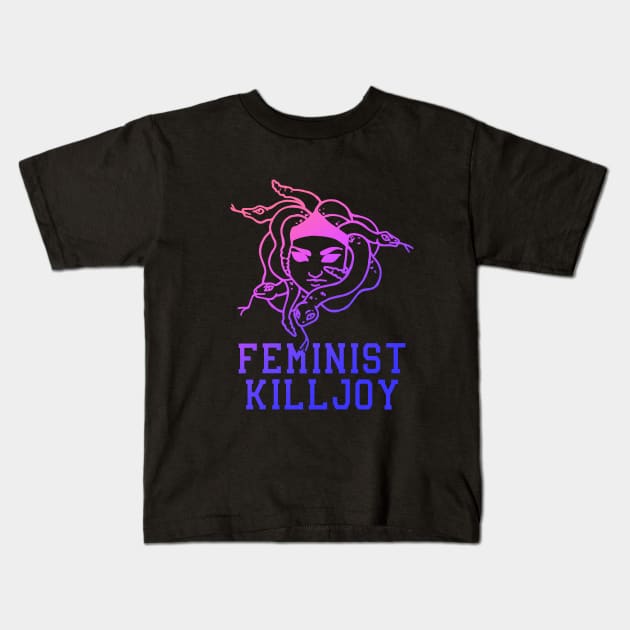 Feminist Killjoy Kids T-Shirt by bubbsnugg